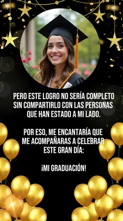 Invitación Graduació