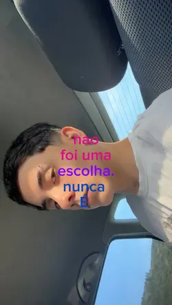 não foi uma escolha 
