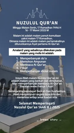 Amalan Nuzulul Quran