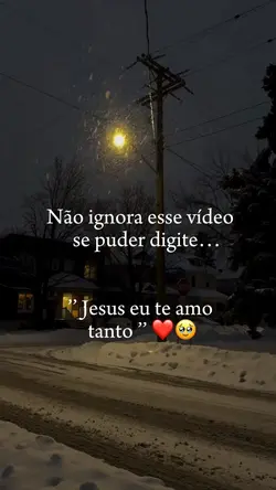 Jesus eu te amo ❤️🔥