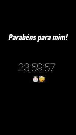 Parabéns Para Mim 