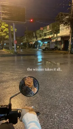 The winner takes it 