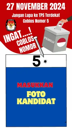coblos no 5 meledak 