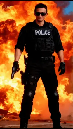 template ai police