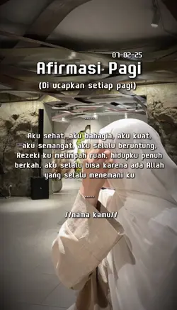 AFIRMASI HARI INI