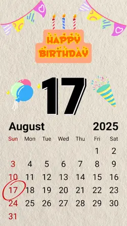 17 Agustus Birthday