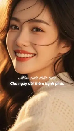 Mĩm cười thật tươi 