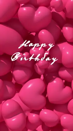 Happy birthday. 