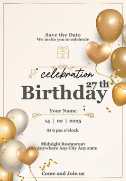 Birthday Invitation 