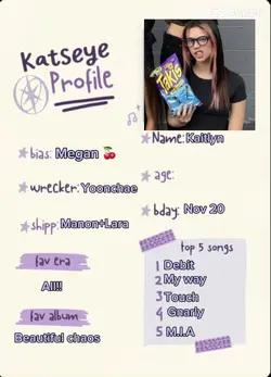 My Katseye profile!