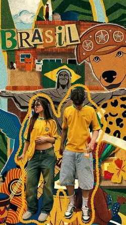 Colagem foto casal