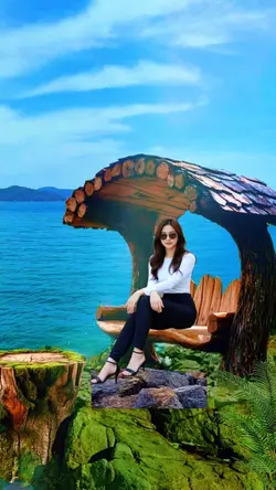 On the beach