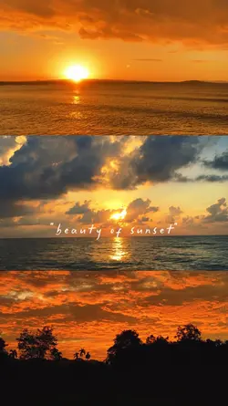 beauty of sunset