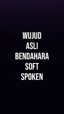 wujud asli bendahara