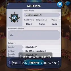 made a guild!