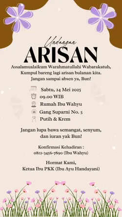 arisan ibu pkk