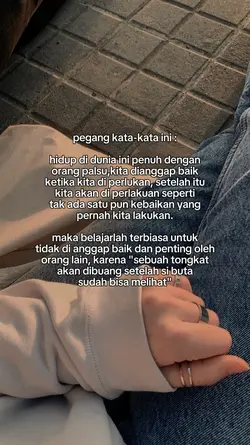 pegang kata kata ini