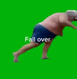 Fall over 