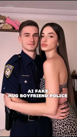 Hug boyfriend police
