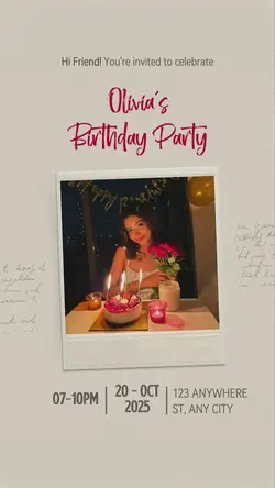 Birthday invitation🎂