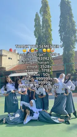 thank you semester 1