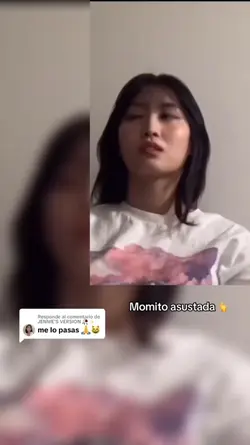 Momo asustada 