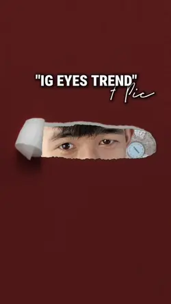 ig eyes trend