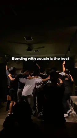 Bonding with cousin 
