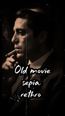 Old movie sepia