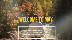 Welcome May 2026