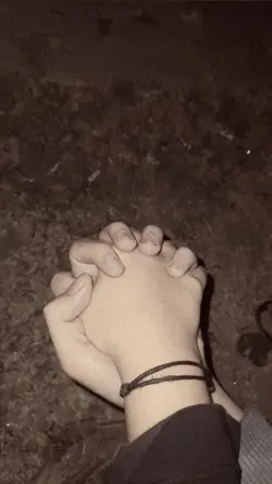 holding hands