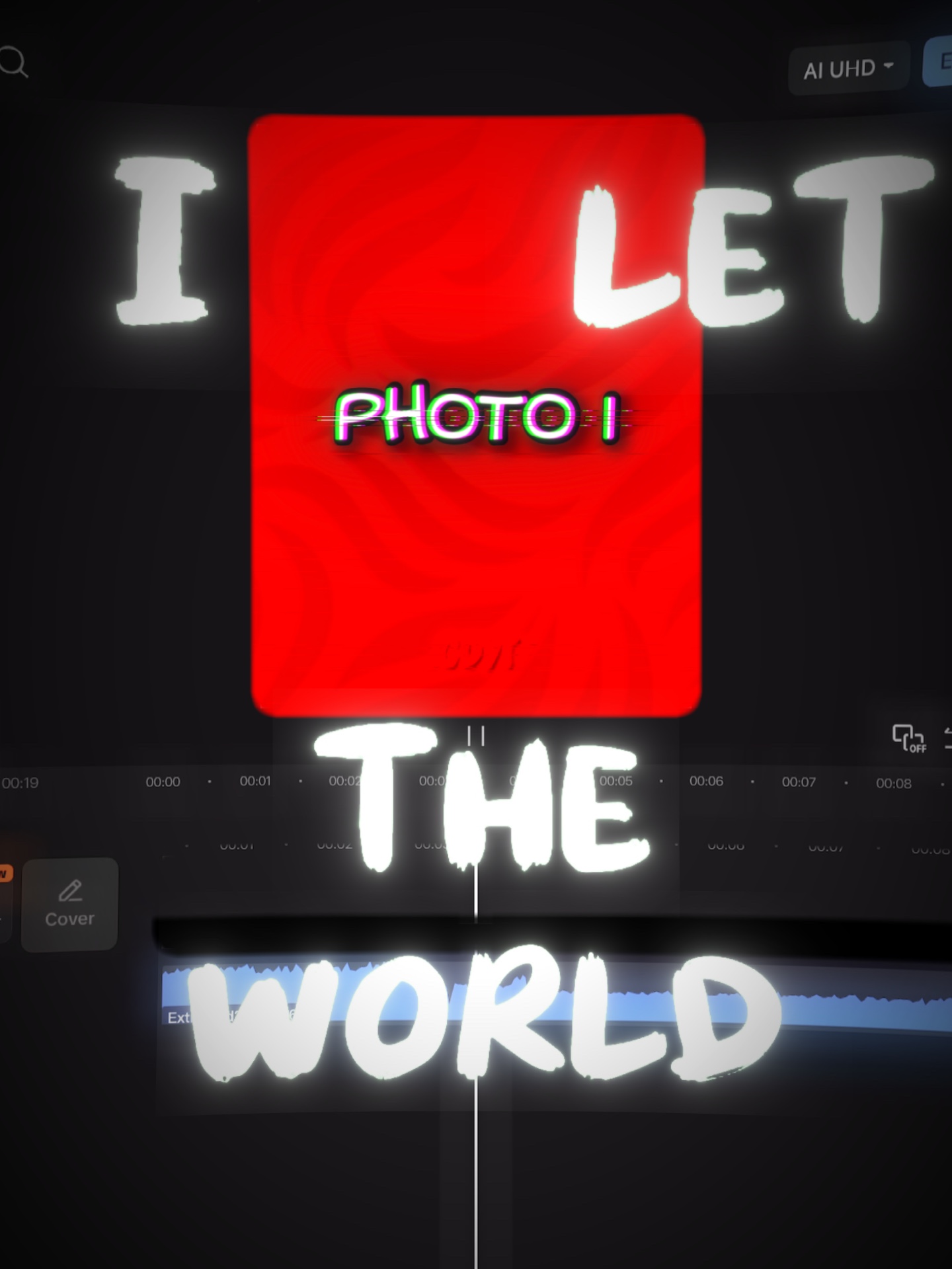 capcut template cover