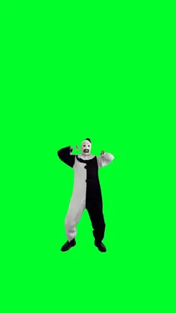 Clown dancing