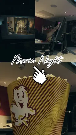 Movie night template