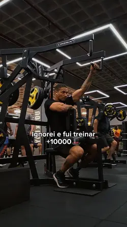 Ignorei e fui treina