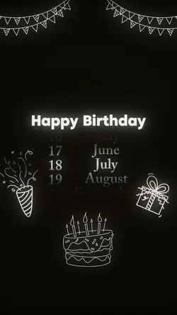 18 July 2025birthday