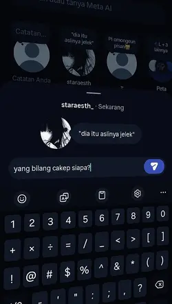 dia itu aslinya jlek