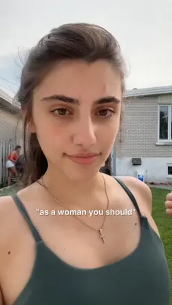 as a woman