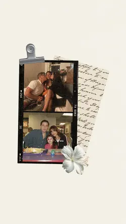 with mom and dad
