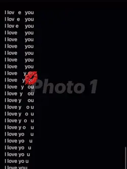 I love You