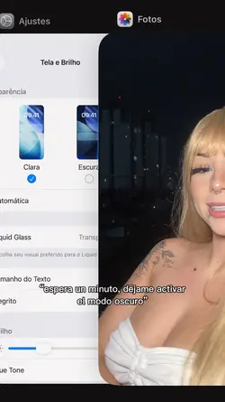 el modo escuro