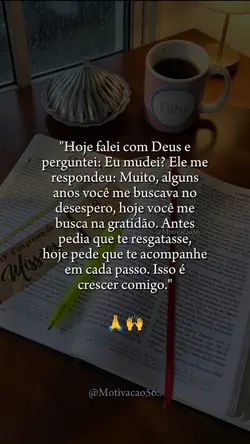 Hoje falei com Deus