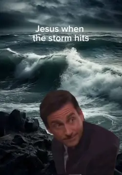 Jesus takes a nap