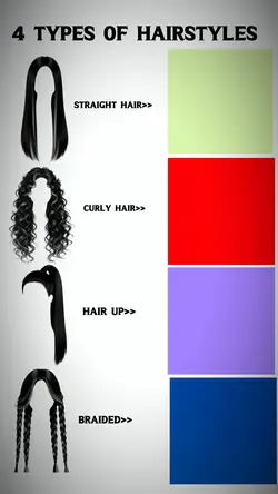 4 TYPES OF HAIRSTYLE