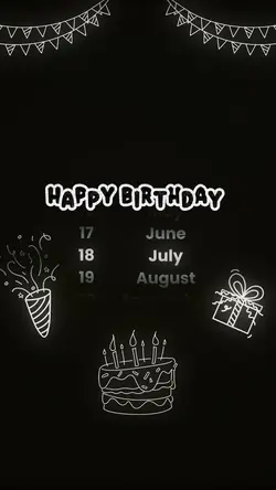 18 July 2025birthday