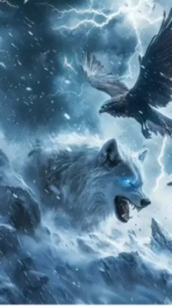 Wolf raven 