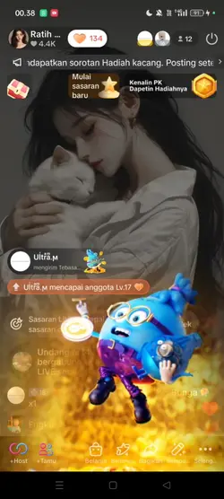 Template gift tiktok