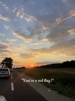"you're a red flag!"