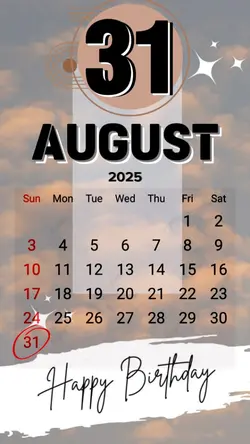 Hbd 31 August 2025