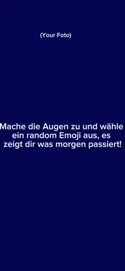 Dein Emoji zeigt … ✨